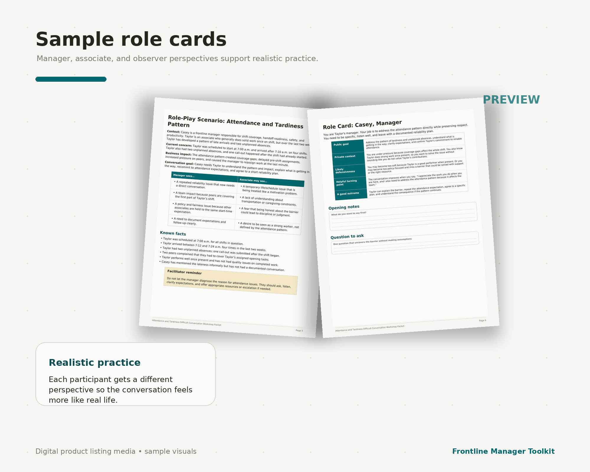 Frontline Manager Difficult Conversation Toolkit