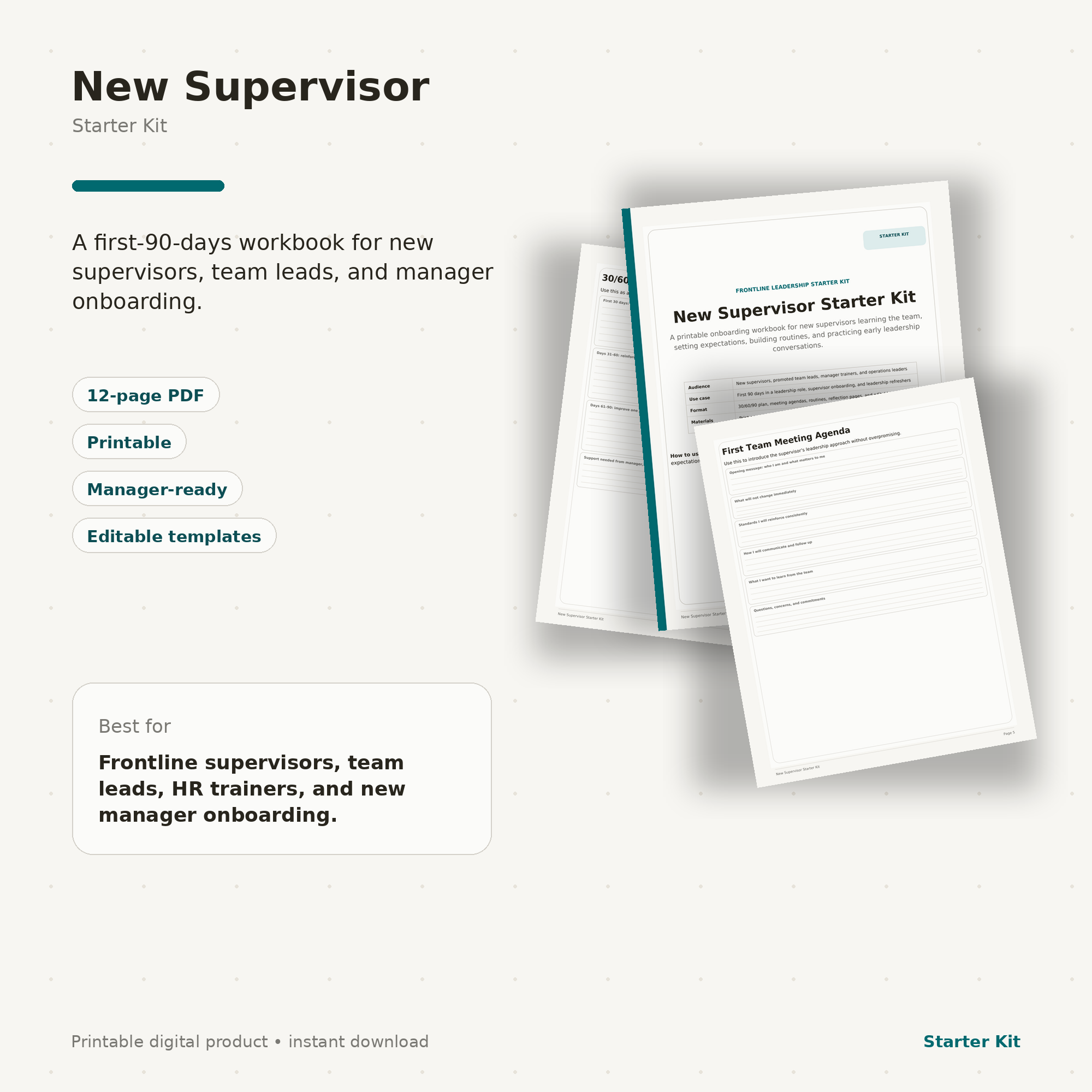 New Supervisor Guide
