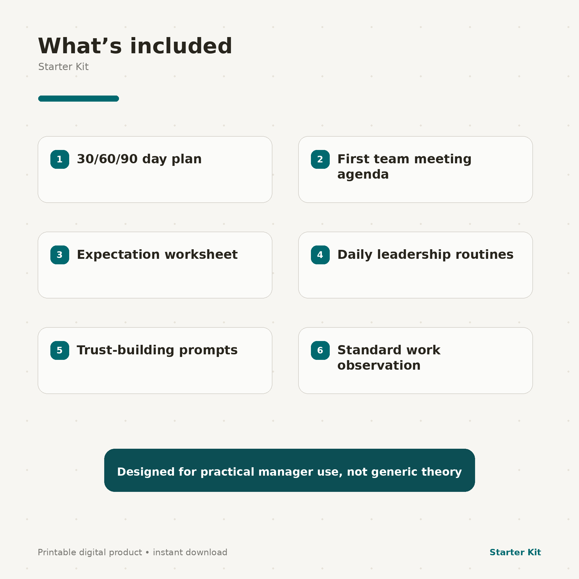 New Supervisor Guide
